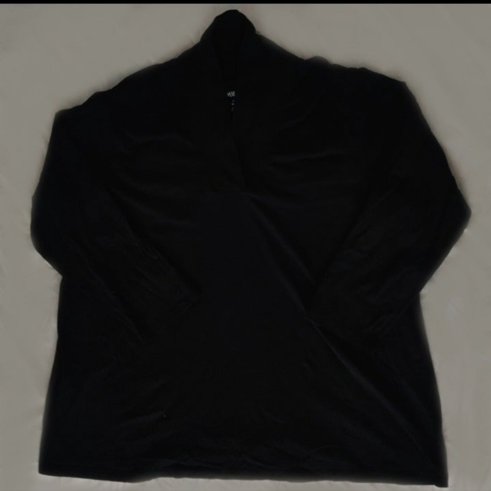 Roamans Long Sleeve Black Sweater